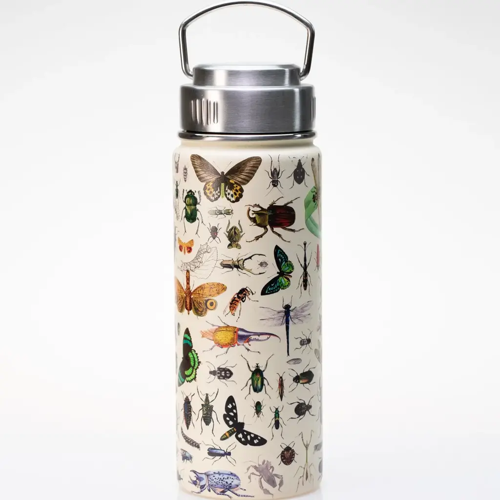 Cognitive Surplus 18 oz. Stainless Steel Vacuum Flask - Insects
