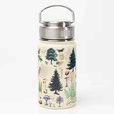 Cognitive Surplus 12 oz. Stainless Steel Vacuum Flask - Woodland Forest