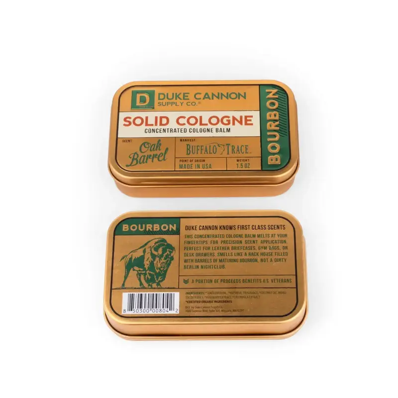 Duke Cannon Supply Co. Solid Cologne - Bourbon