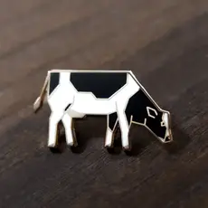 Prairi Lu Studio Cow Enamel Pin