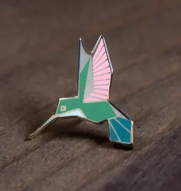 Prairi Lu Studio Hummingbird Enamel Pin