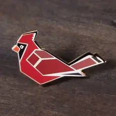 Prairi Lu Studio Cardinal Enamel Pin