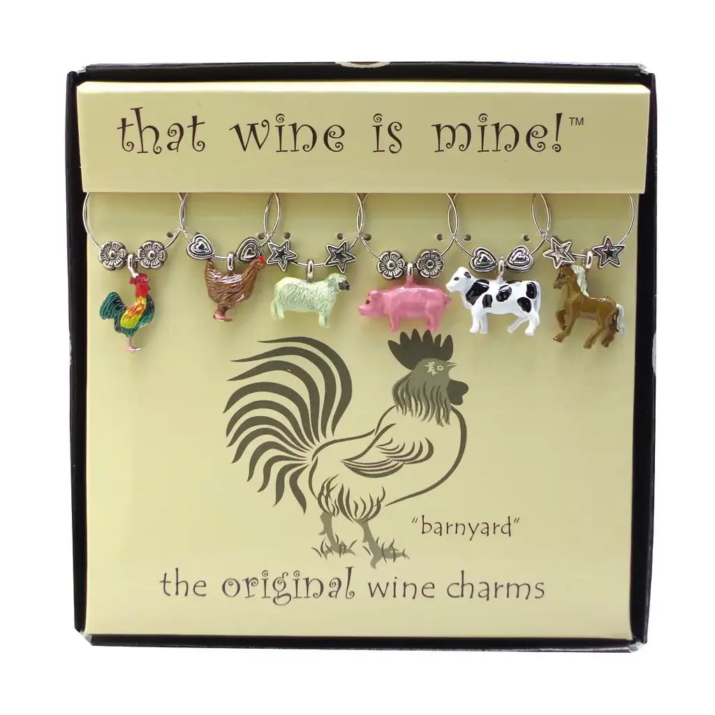 Supreme Housewares 6-Piece Wine Charms -