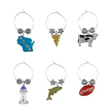 Supreme Housewares 6-Piece Wine Charms -