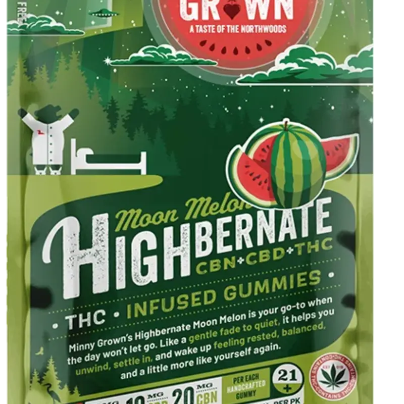 Minny Grown Gummies - Moon Melon Highbernate