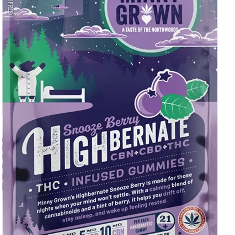 Minny Grown Gummies - Snooze Berry Highbernate