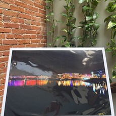 Lloyd Fleig 12x18 - Night Lights on the Confluence