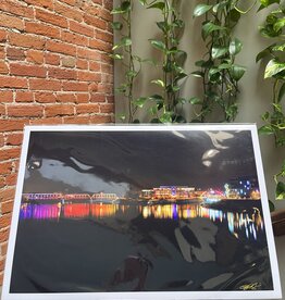 Lloyd Fleig 12x18 - Night Lights on the Confluence