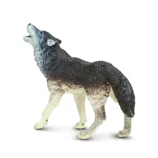 Safari Toys Animal Toy - Gray Wolf
