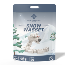 Northwoods Bricks Snow Wasset 59pc Brick Set