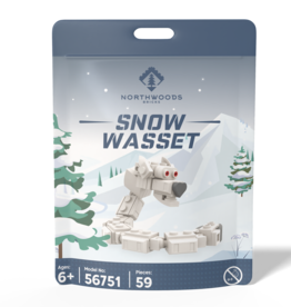 Northwoods Bricks Snow Wasset 59pc Brick Set