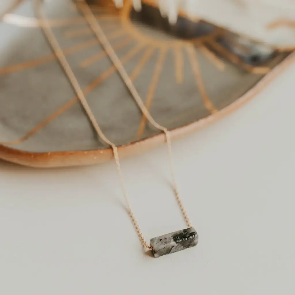 Hello Adorn Jewelry Hello Adorn - Ash Gemma Necklace - Gold