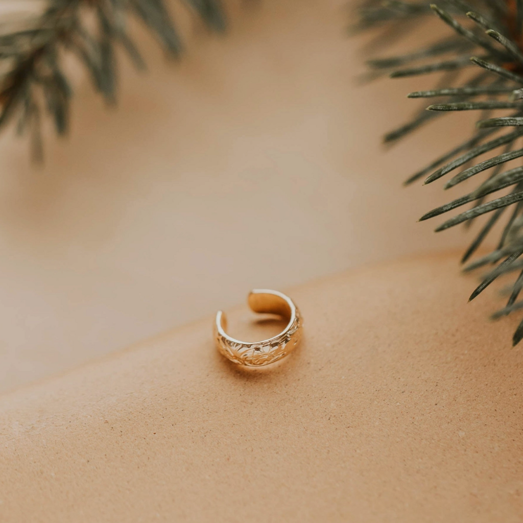 Hello Adorn Jewelry Hello Adorn - Flora Ear Cuff | 14kt Gold Fill