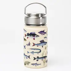 Cognitive Surplus 12 oz. Stainless Steel Vacuum Flask - Freshwater Fish