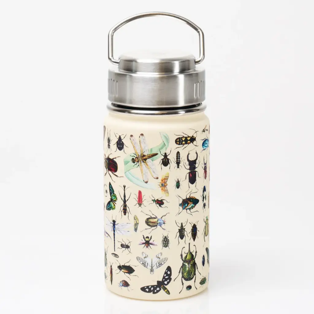 Cognitive Surplus 12 oz. Stainless Steel Vacuum Flask - Insects
