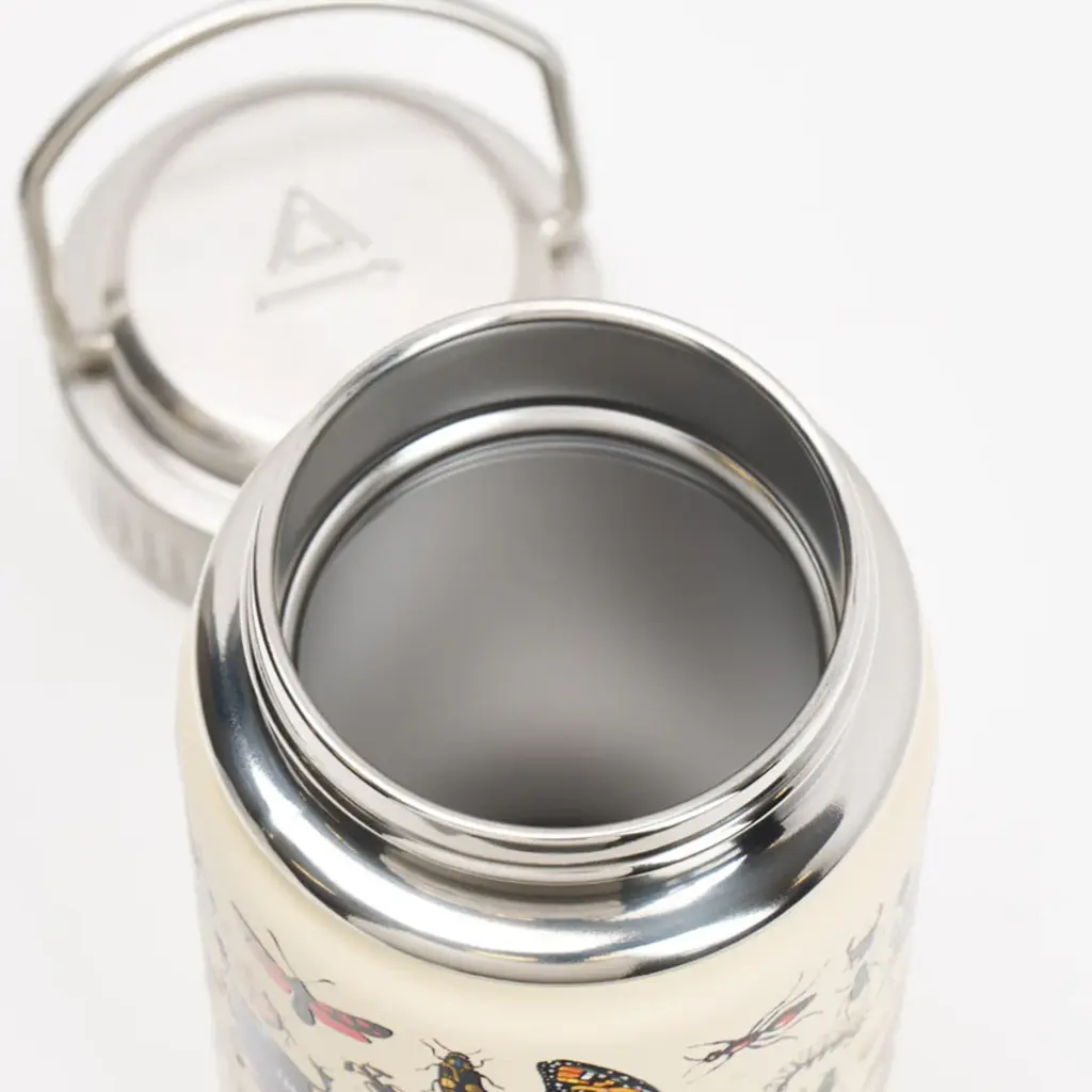 Cognitive Surplus 12 oz. Stainless Steel Vacuum Flask - Insects