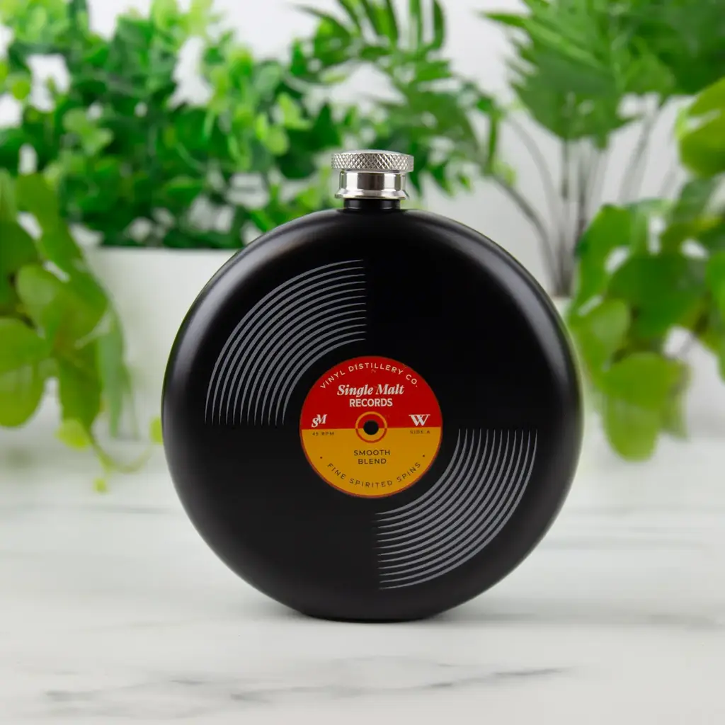 Gift Republic Vinyl Hip Flask