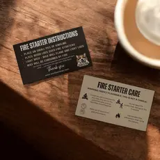 Woofs and Wax Fidos Firehouse Fire Starters 4 pc - Coffee Bean