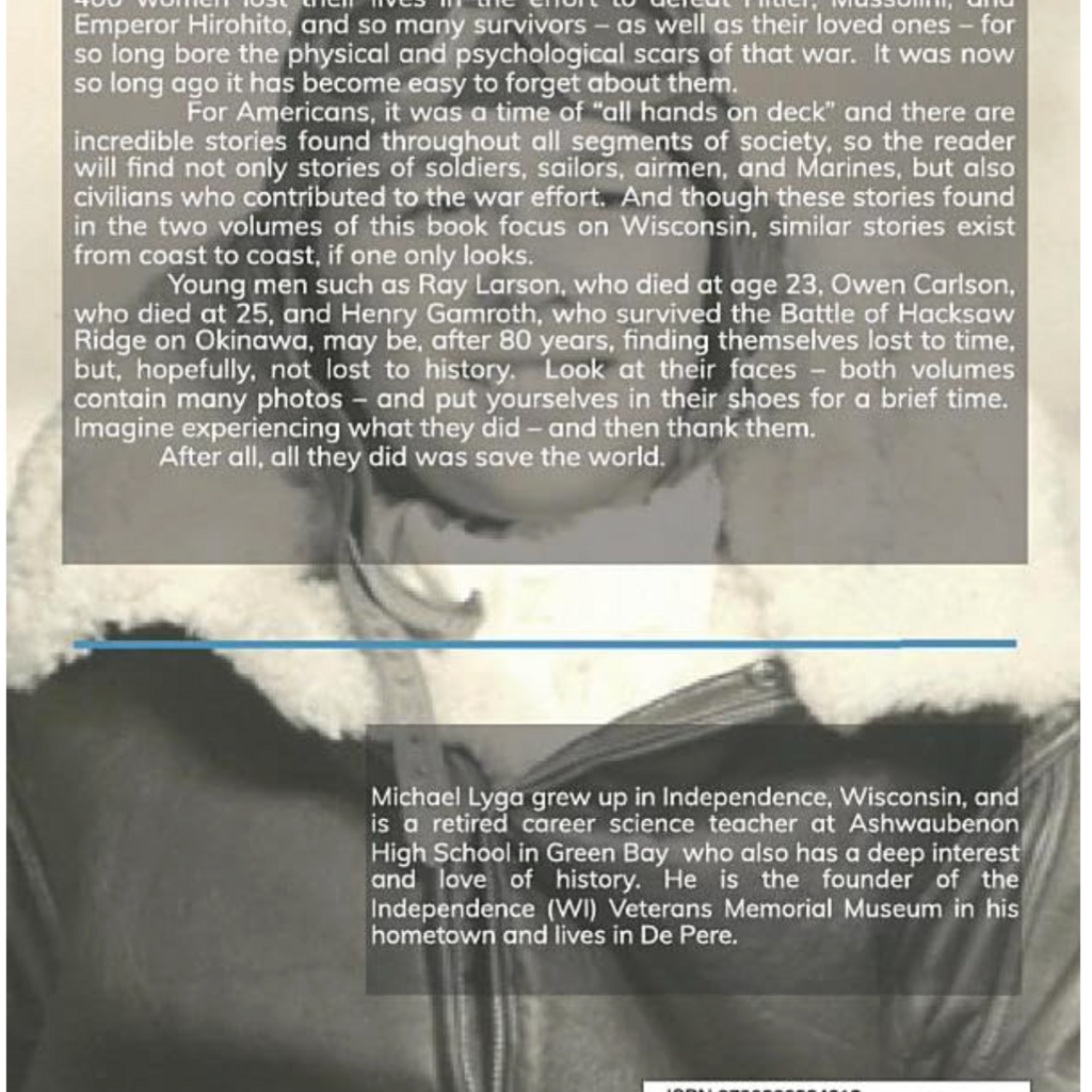Lyga Michael V1 Lost to Time: Little Known Stories of Wisconsin's World War II Men and Women