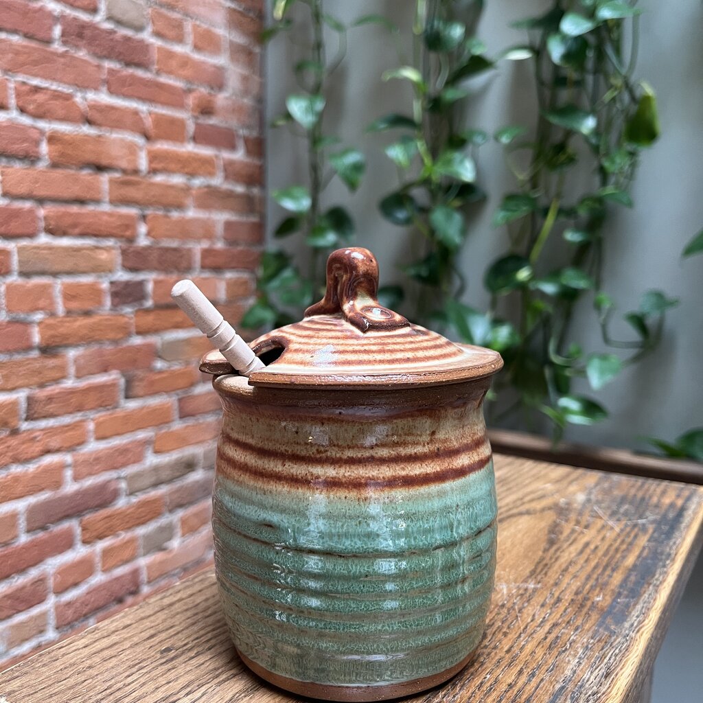 Encore Arts Encore Arts - Honey Jar with Dipper