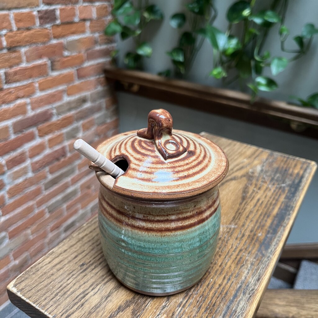 Encore Arts Encore Arts - Honey Jar with Dipper