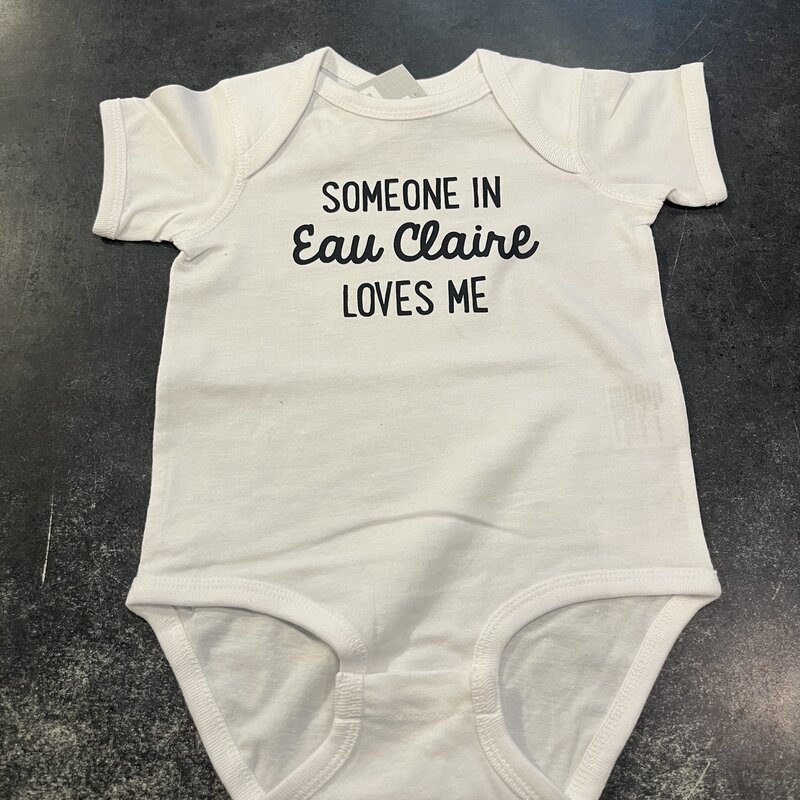 Volume One Onesie - Someone in Eau Claire Loves Me (12-18 Months)