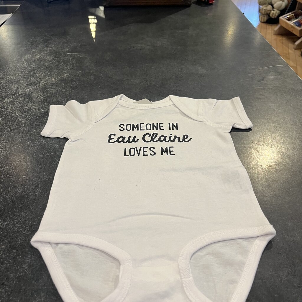 Volume One Onesie - Someone in Eau Claire Loves Me (3-6 Months)