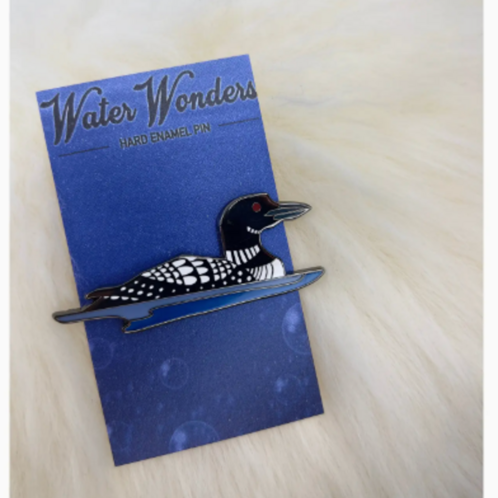 Roamin' Bison Workshop (Faire) Common Loon Hard Enamel Pin