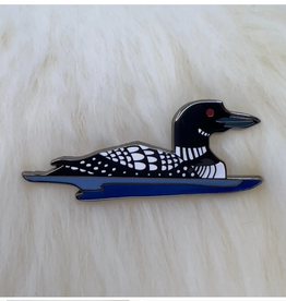 Roamin' Bison Workshop (Faire) Common Loon Hard Enamel Pin