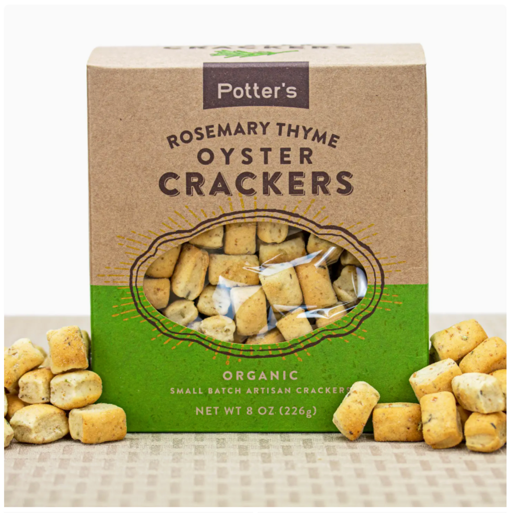 Potter's Crackers Potter's Oyster Crackers: Rosemary Thyme