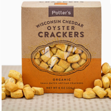 Potter's Crackers Potter's Oyster Crackers: Wisconsin Cheddar