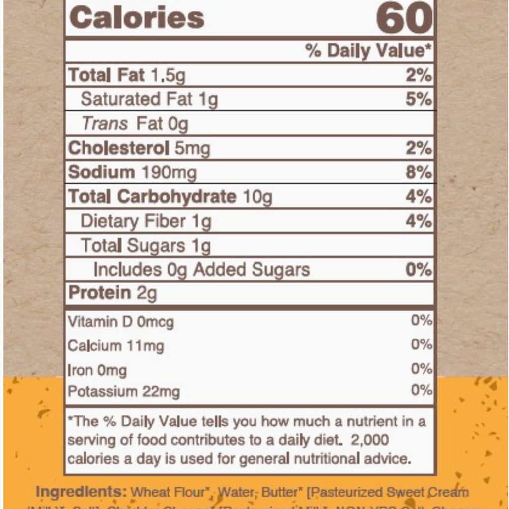 Potter's Crackers Potter's Oyster Crackers: Wisconsin Cheddar