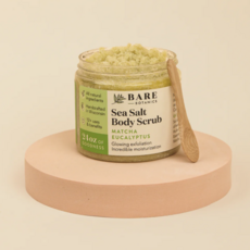 Bare Botanics Matcha Eucalyptus Sea Salt Scrub