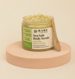 Bare Botanics Matcha Eucalyptus Sea Salt Scrub