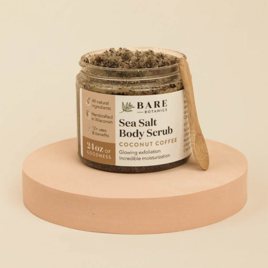 Bare Botanics Coconut Coffee Sea Salt Scrub