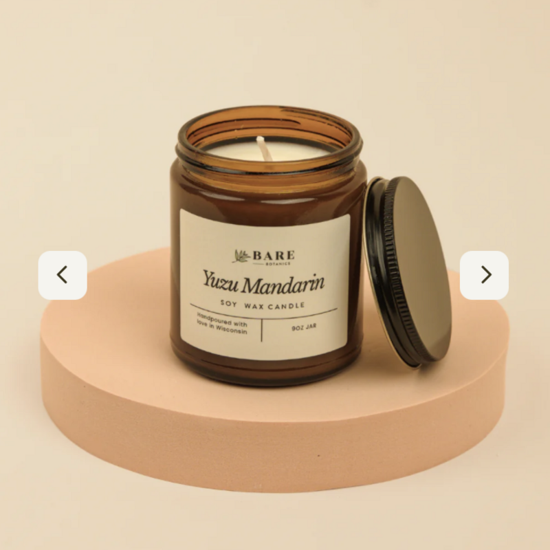 Bare Botanics Yuzu Mandarin Candle
