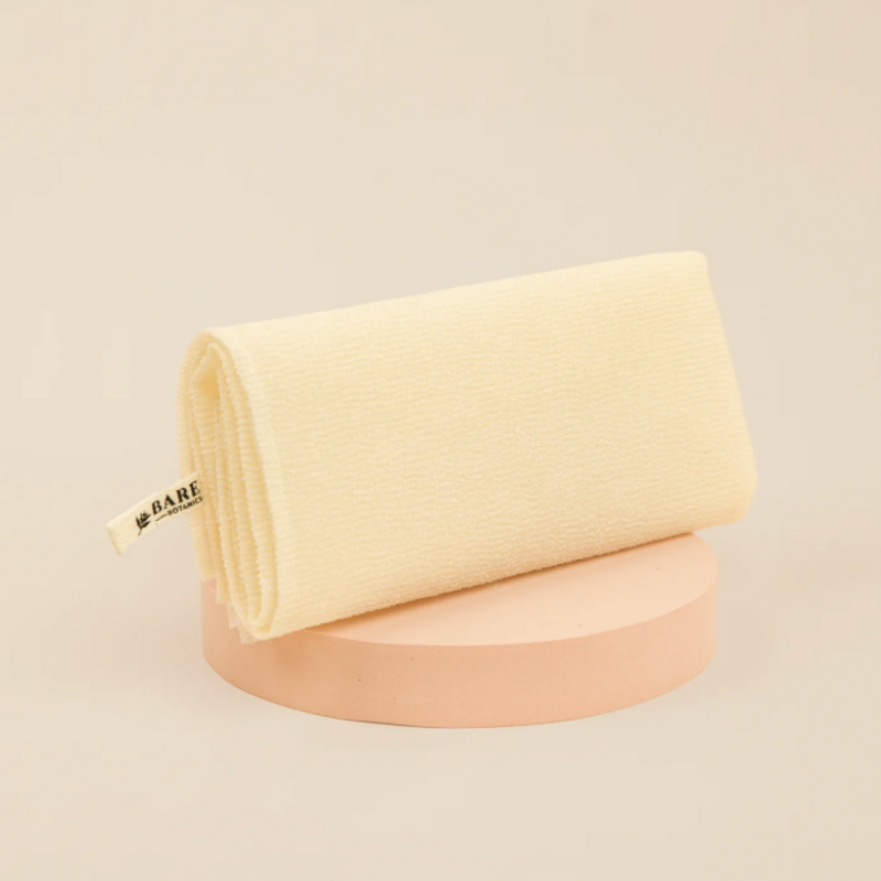 Bare Botanics White Exfoliating Towel