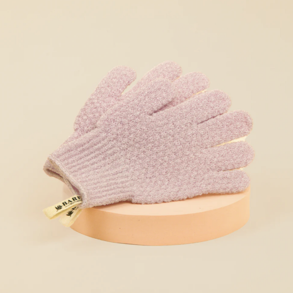 Bare Botanics Lavender Exfoliating Gloves