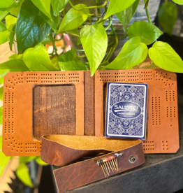 Gramps Creative Leather Cribbage Caddy