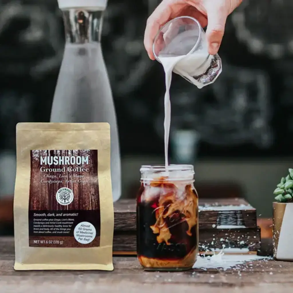 Northwoods Tea & Herb Mushroom Ground Coffee