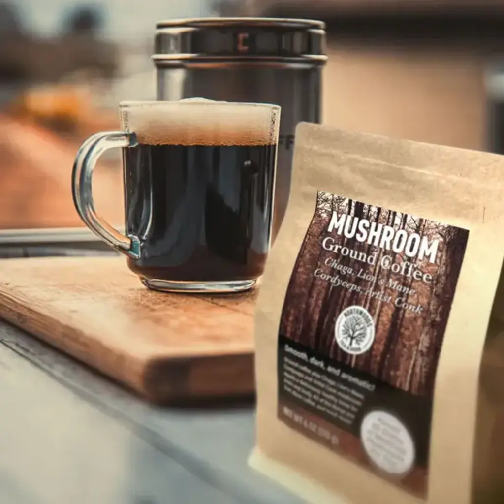 Northwoods Tea & Herb Mushroom Ground Coffee