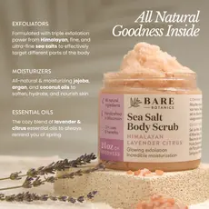 Bare Botanics Lavender Citrus Himalayan Salt Scrub