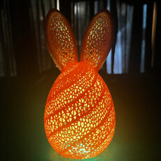 Dave West 3D Printed Easter Bunny Egg Light