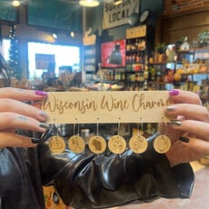 Wisconsin Wine Charms Cup Markers