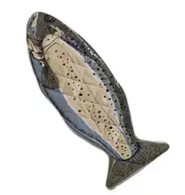 Design Imports Fish Oven Mitts - Blue