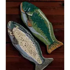 Design Imports Fish Oven Mitts - Blue