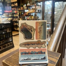 The Oaklair Woodcraft Oak Lair Stickers - Assorted