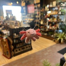 Felted Animal - Axolotl Baby