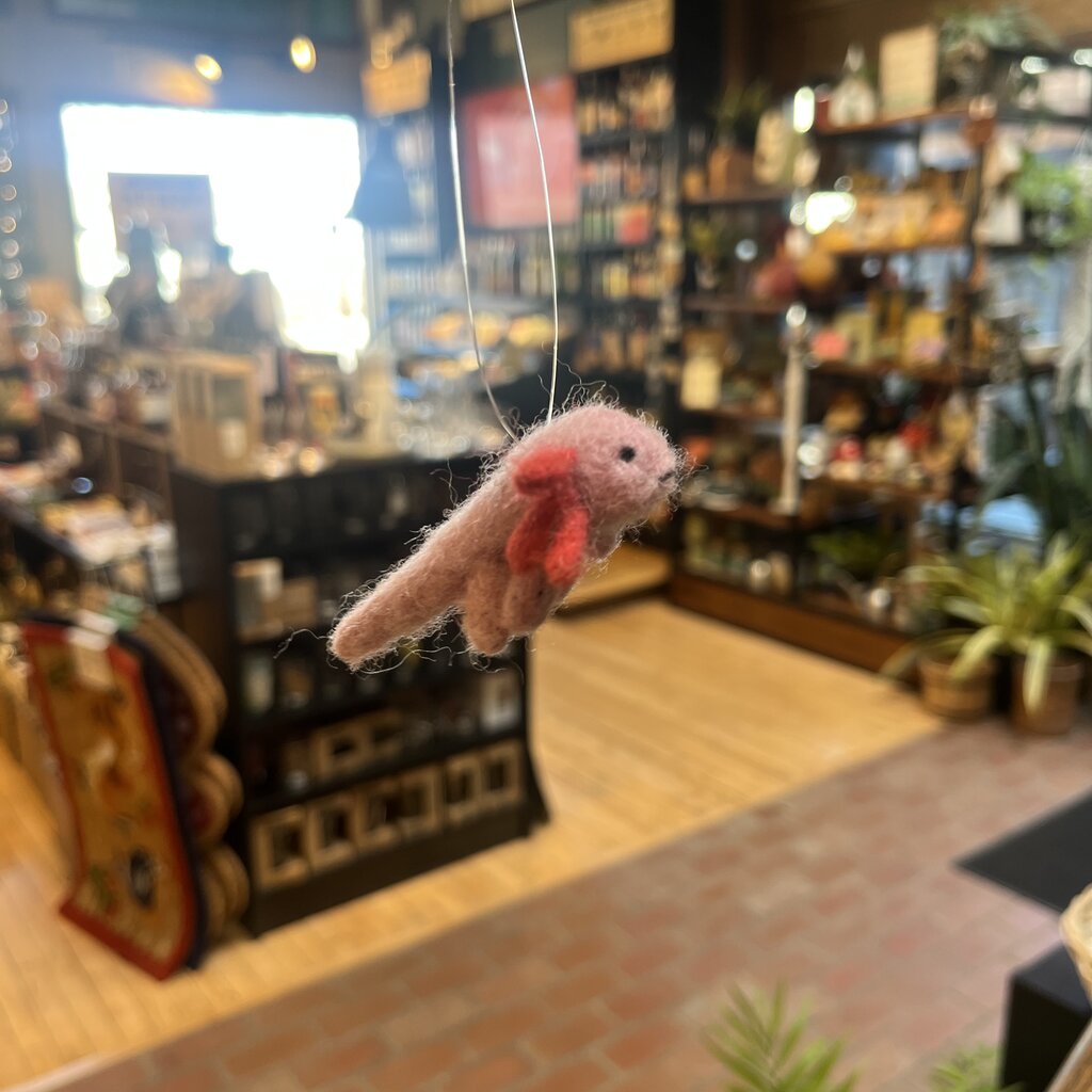 Felted Animal - Axolotl Baby