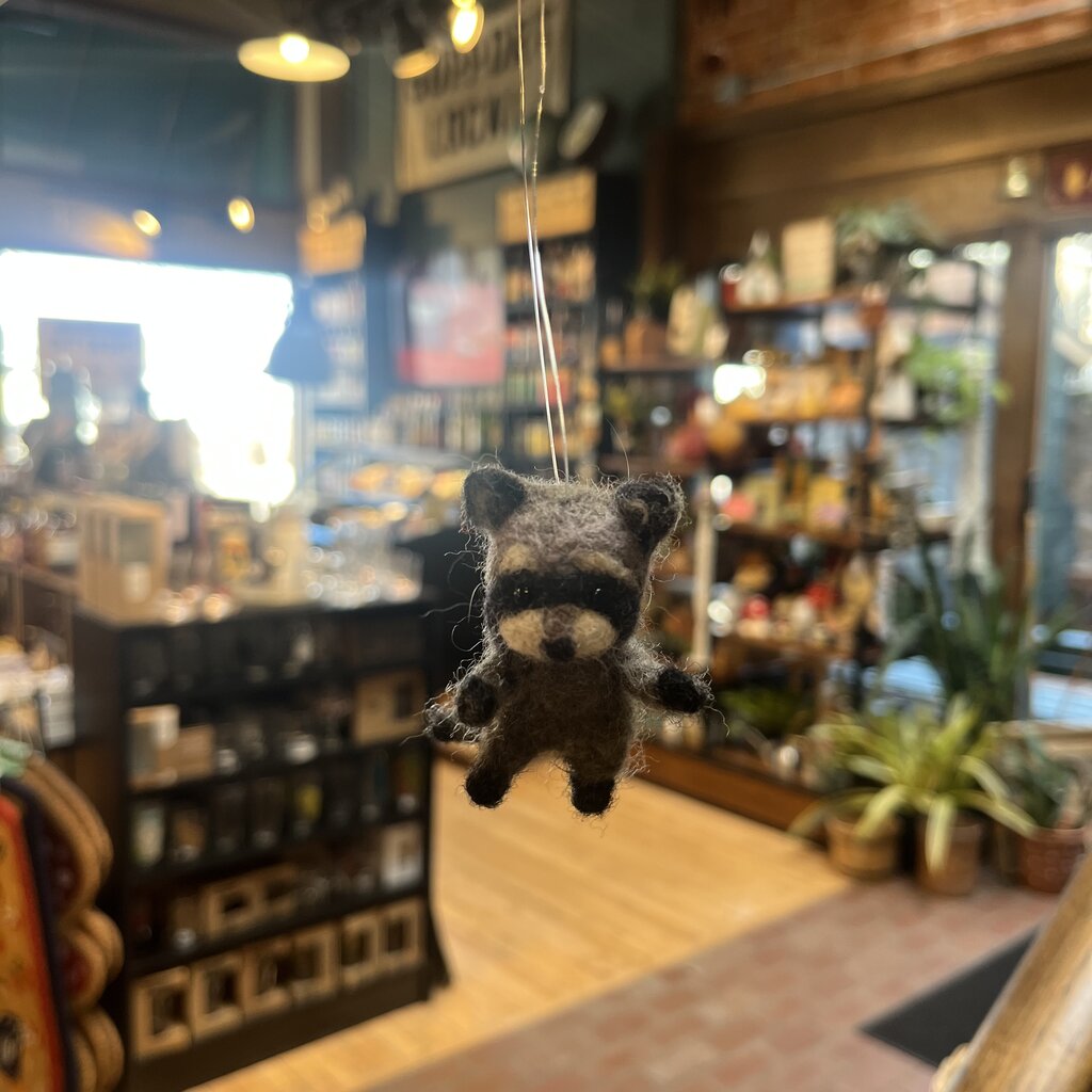 Felted Animal - Raccoon